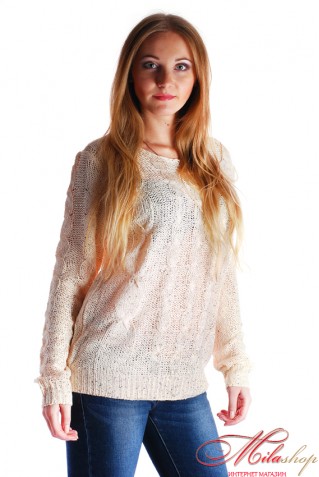 Молодежный свитер с пайетками 2002 Fashion